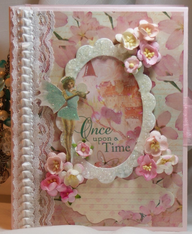 Once Upon A Time Kaisercraft Enchanted Garden Fairy Mini Photo Scrapbook Album