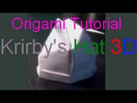 Origami Tutorial - 3D Kirby's Hat