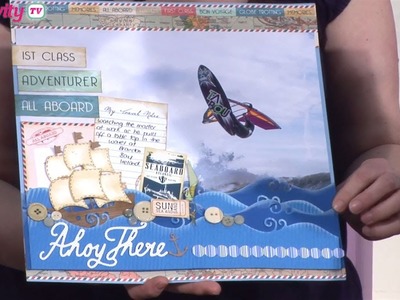 Scrapbook Layout With A Travel Theme | docrafts Creativity TV