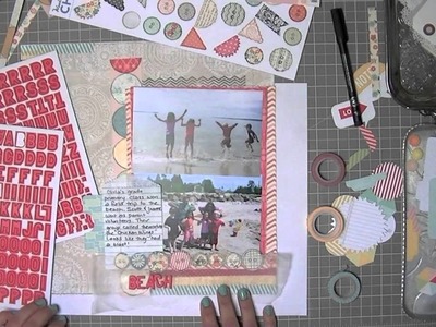 Scrapbooking Process: Primary Field Trip (2 layouts)