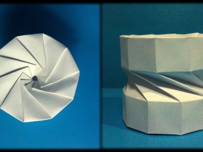 Tutorial 9 Collapsible Paper Column Helix Decagon