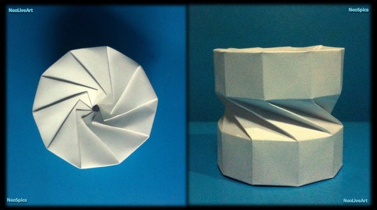Tutorial 9 Collapsible Paper Column Helix Decagon