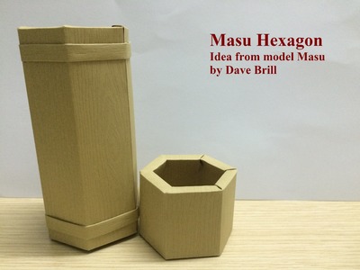 Tutorial How to make Origami Box Masu by Paper Ph2