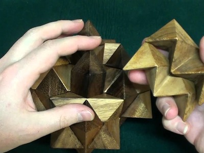 Wooden Stars and Star Burst puzzles tutorial