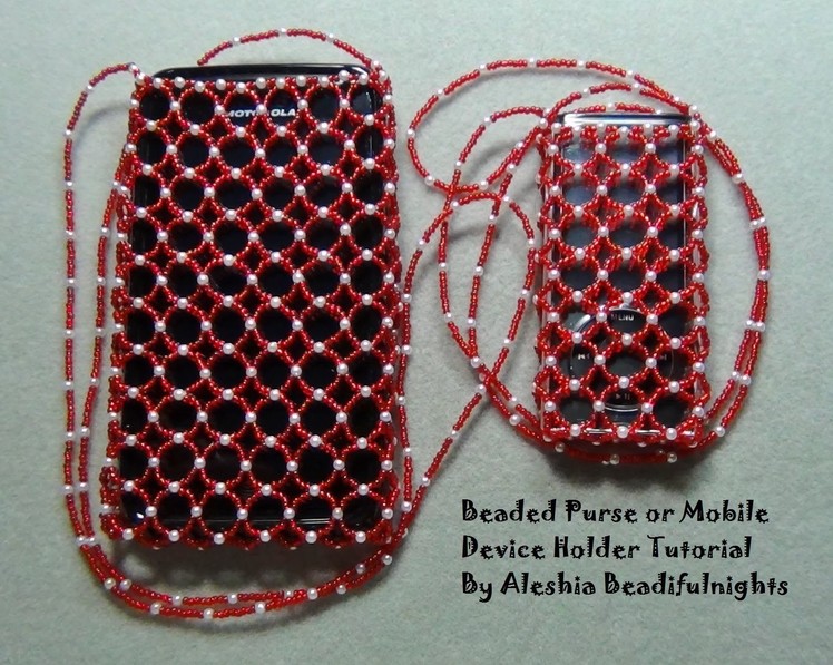Beaded Purse or Mobile Device Holder Tutorial Part 2