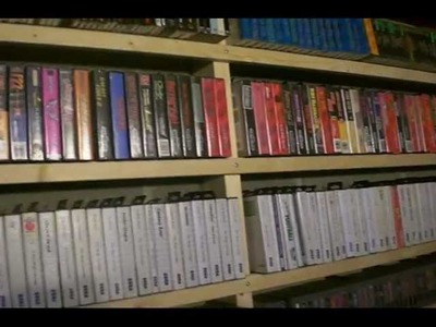 Cheap DIY Video Game or DVD Shelves: $15 and an hour of work for 700+ game storage