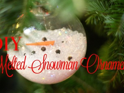 Christmas DIY: Melted Snowman Ornament