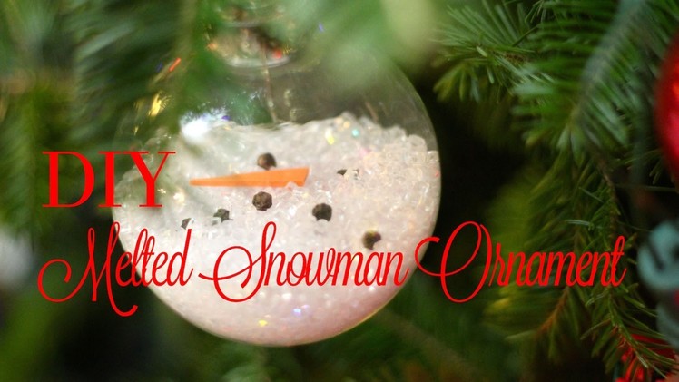 Christmas DIY: Melted Snowman Ornament
