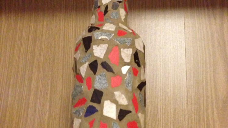 Create a Cool Mosaic Wine Bottle - Crafts - Guidecentral