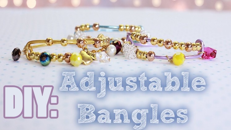 DIY Adjustable Bangles {Arm Candy.Party}