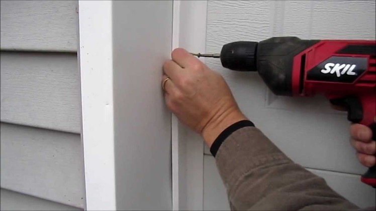 DIY - How to Install Garage Door Weather Seal - Winterize With Garage Door Weather Striping