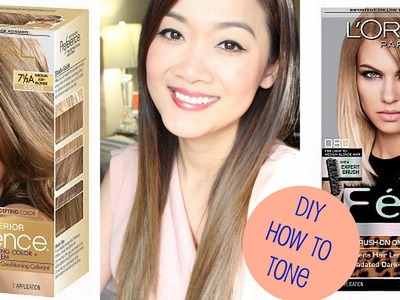 DIY : How to Tone Brassy Hair (after using Loreal Feria Wild Ombre)