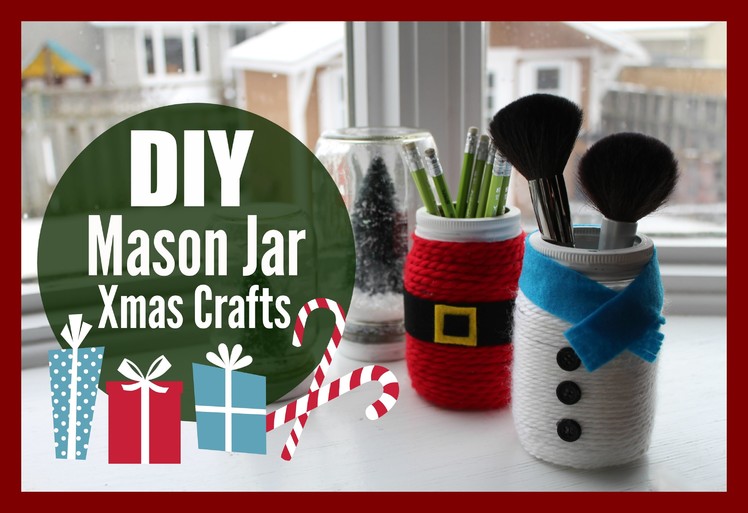 DIY Mason Jar Christmas Crafts with HealthNut Nutrition