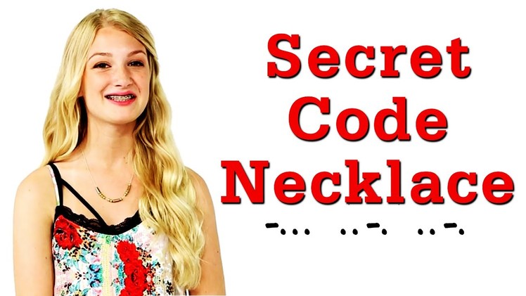 DIY SECRET necklace to share with your BFF! #17daily
