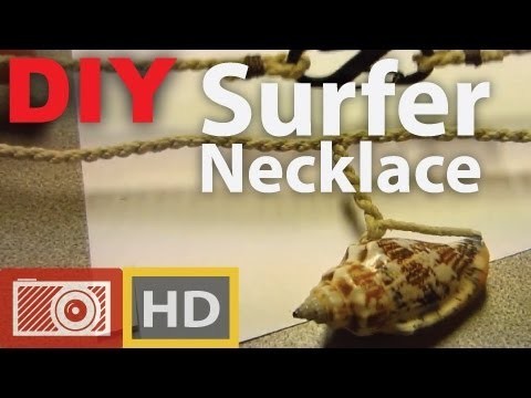 DIY Surfer Necklace