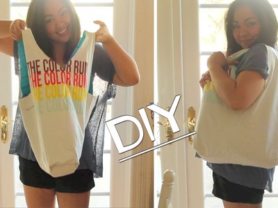 DIY! T-Shirt Tote Bag *No Sew*