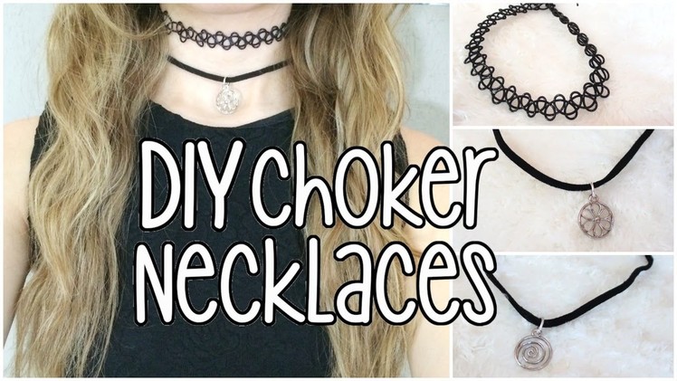DIY | Tattoo. Charm Choker Necklaces