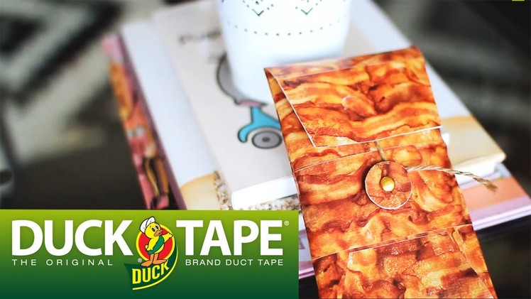 Duck Tape Craft Ideas with LaurDIY: Bacon Envelope