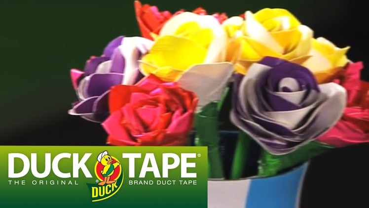 Duck Tape Crafts: How to Make a Rose