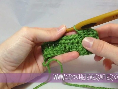 Half Double Crochet Tutorial #14: Creating a Vertical Rib in HDC with Post Stitches