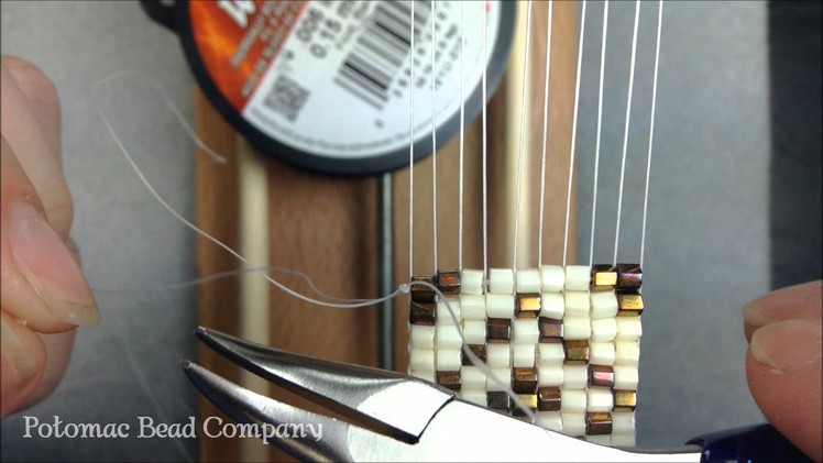 How to Add Thread to Loom Jewelry