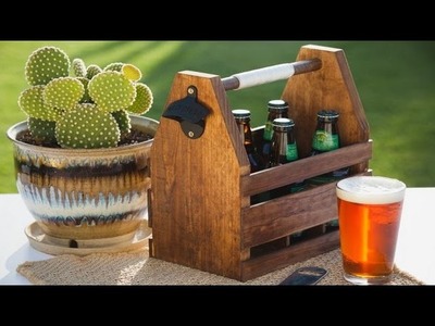 How to Craft Your Own Wood Beer Caddy