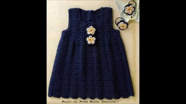 How to Crochet a baby dress easy