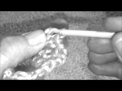 How to crochet a shell edging