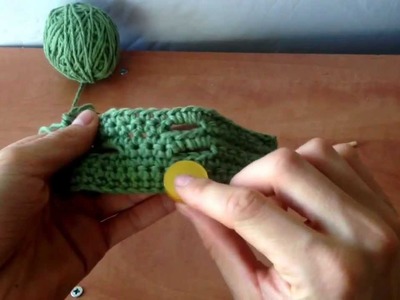 How to crochet button holes