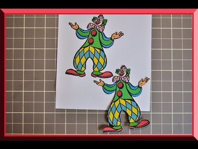 How to Cut and Print Clown  with Cricut Explore   Tutorial