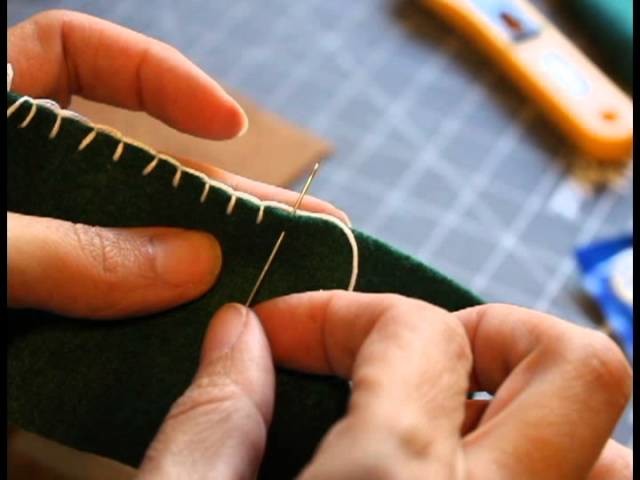 How to do (make) a blanket stitch