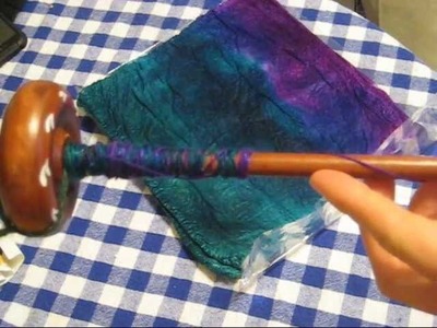 How to Draft Silk Hankies (Mawata) for Knitting or Spinning