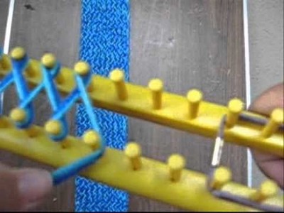 How to Loom Knit a Scarf For the Special Olympics Part One by Fayme Harper