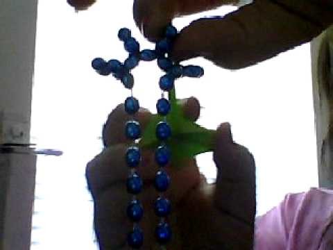 How To Make a Star out of a  Beaded Necklaces