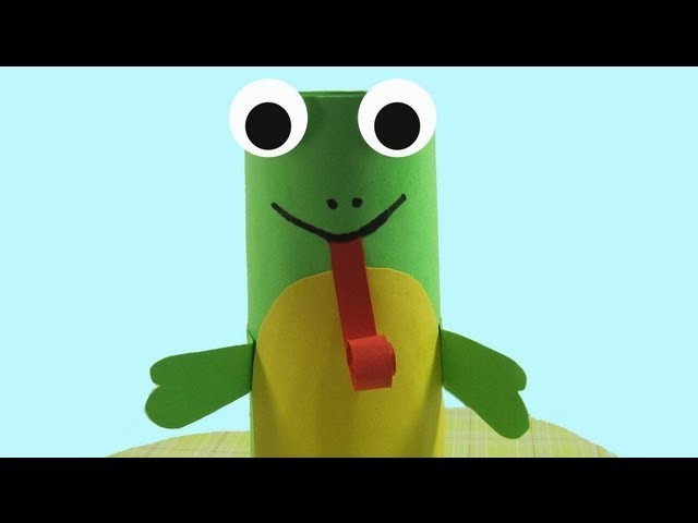 How to make a toilet paper tube frog - EP