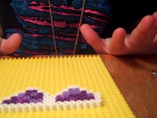 How to make  sunglasses out of perler beads