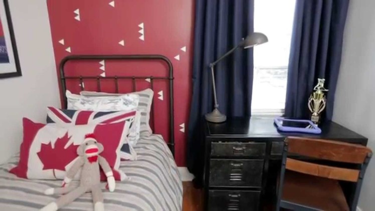 Interior Design — DIY Easy Nautical Pattern Wall Paint Project