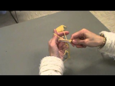 Knitting Cast-on - Rolled Double-Needle Method