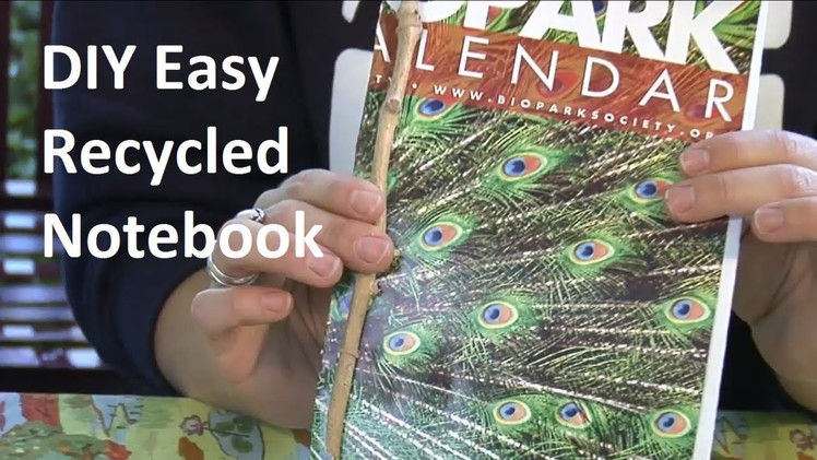 Make an Easy Notebook with Recycled Materials