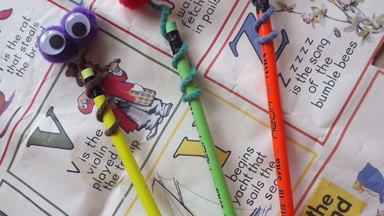 Make Googly-Eyed Snake Pencil Toppers - DIY Crafts - Guidecentral