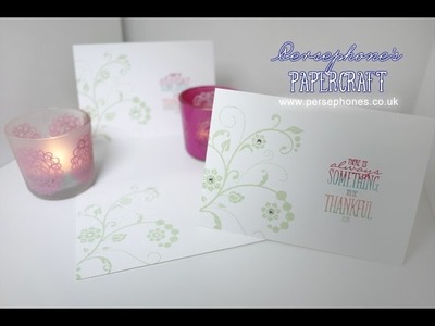 May Thank You Cards | Stampin' Up (UK) with Persephone's Papercraft