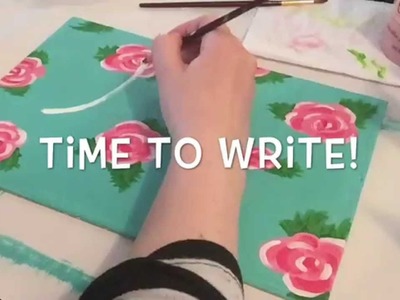 Mothers Day DIY Tumblr Inspired Painting Tutorial