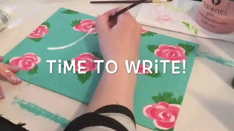 Mothers Day DIY Tumblr Inspired Painting Tutorial