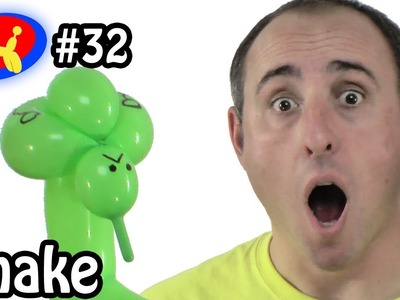 One Balloon Snake - Balloon Animal Lessons #32