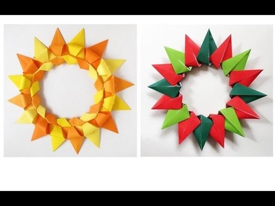 Origami Wreath -Corona Modular