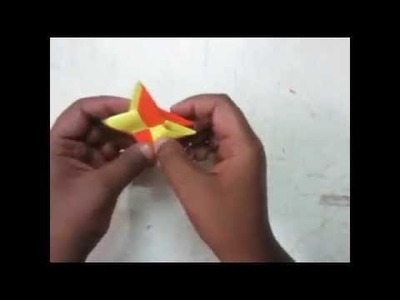 Paper craft art ninja star