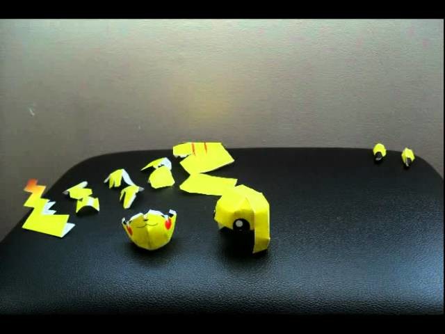 Pikachu paper craft