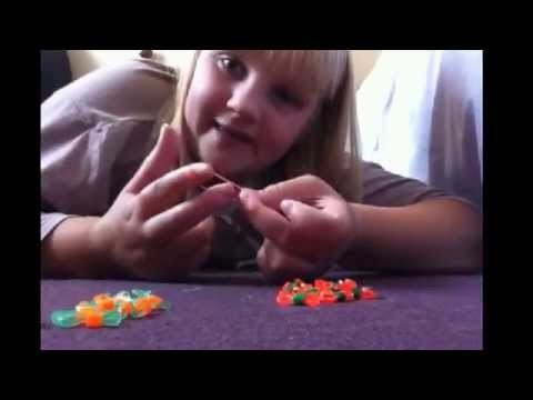 Rainbow loom Hama.perler beads and bands bracelet ( no loom required)