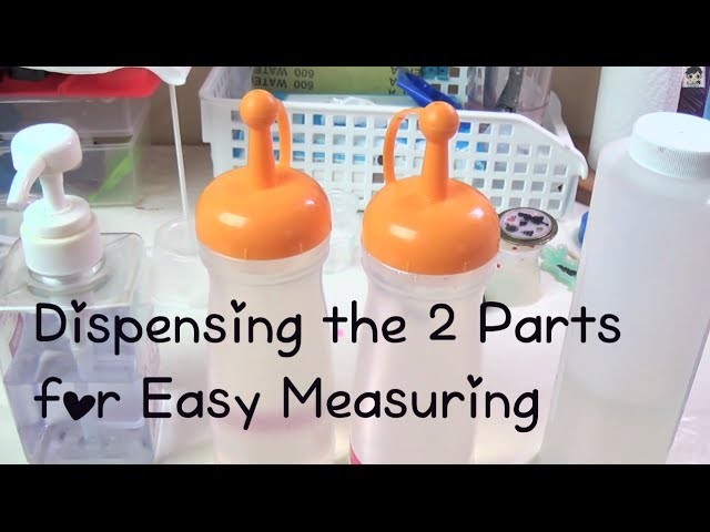 Resin Craft Guide #2 Dispensing the 2 Parts for Easy Measuring