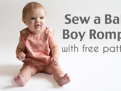 Sew a Baby Boy Romper